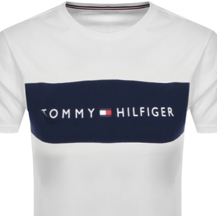 Alternative Image for ProductTommy Hilfiger Lounge Logo Flag T Shirt White2
